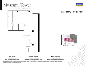 150 W Flagler St, Miami, FL à louer Plan d  tage- Image 1 de 1