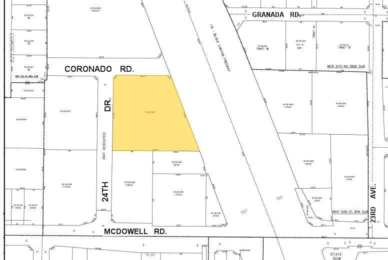 1624 N Black Canyon Hwy, Phoenix, AZ à vendre - Plan cadastral - Image 2 de 12