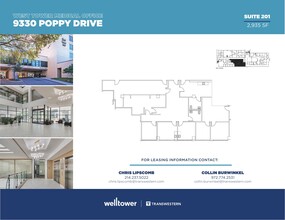 9330 Poppy Dr, Dallas, TX for lease Floor Plan- Image 1 of 1