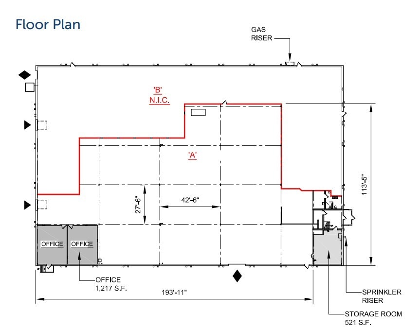 75 Wood St, Paterson, NJ for lease Floor Plan- Image 1 of 1