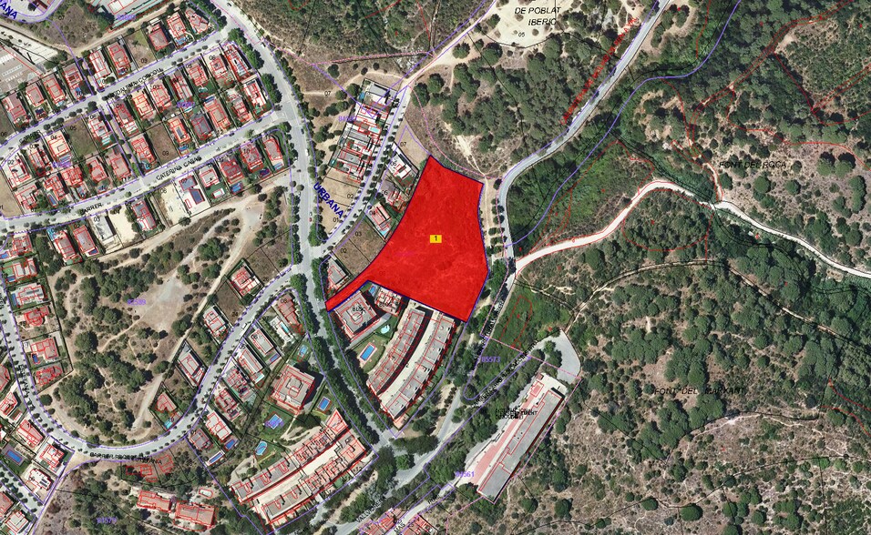 Land in Molins de Rei, Barcelona for sale - Plat Map - Image 1 of 5