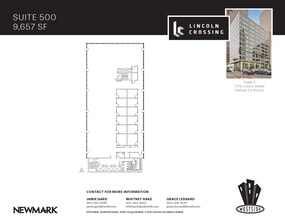 1776 N Lincoln St, Denver, CO for lease Floor Plan- Image 1 of 2