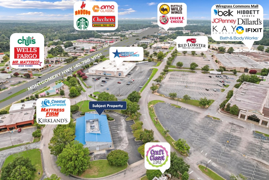 200 Buyers Dr, Dothan, AL for lease - Aerial - Image 3 of 9