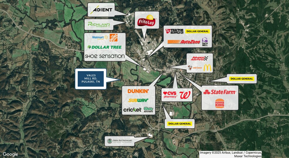 1810 Vales Mill Rd, Pulaski, TN à vendre - Photo du bâtiment - Image 3 de 5