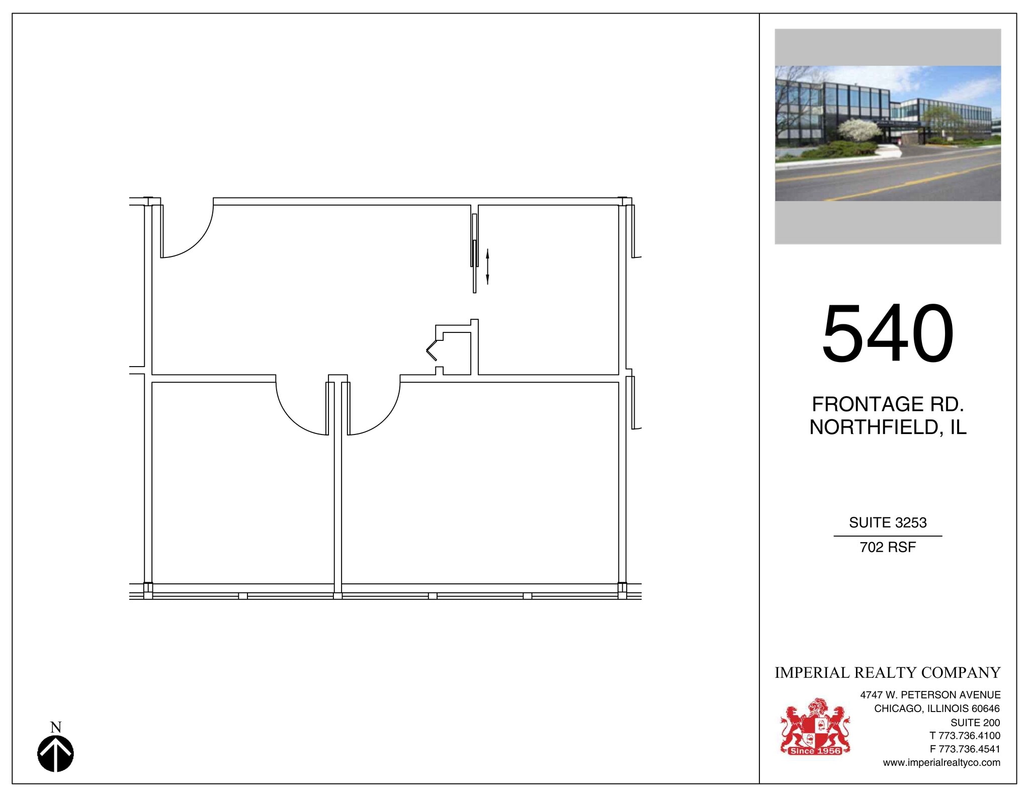 540-550 W Frontage Rd, Northfield, IL for lease Site Plan- Image 1 of 1