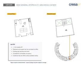 3550 General Atomics Ct, San Diego, CA for lease Floor Plan- Image 1 of 1