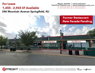 More details for 246 Mountain Ave, Springfield, NJ - Retail for Lease