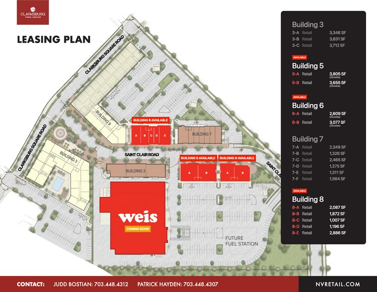 Saint Clair Rd, Clarksburg, MD à louer - Plan de site - Image 2 de 2
