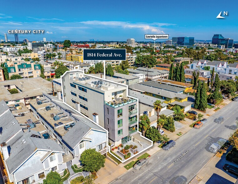 1814 Federal Ave, Los Angeles, CA à vendre - Aérien - Image 2 de 17