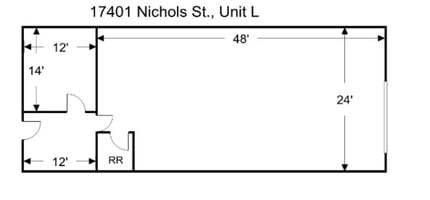 7611 Slater Ave, Huntington Beach, CA for lease Floor Plan- Image 1 of 1