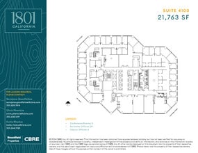 1801 California St, Denver, CO for lease Floor Plan- Image 1 of 1