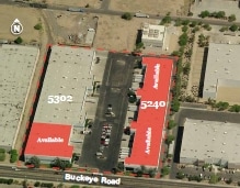 5302 W Buckeye Rd, Phoenix, AZ - AERIAL  map view