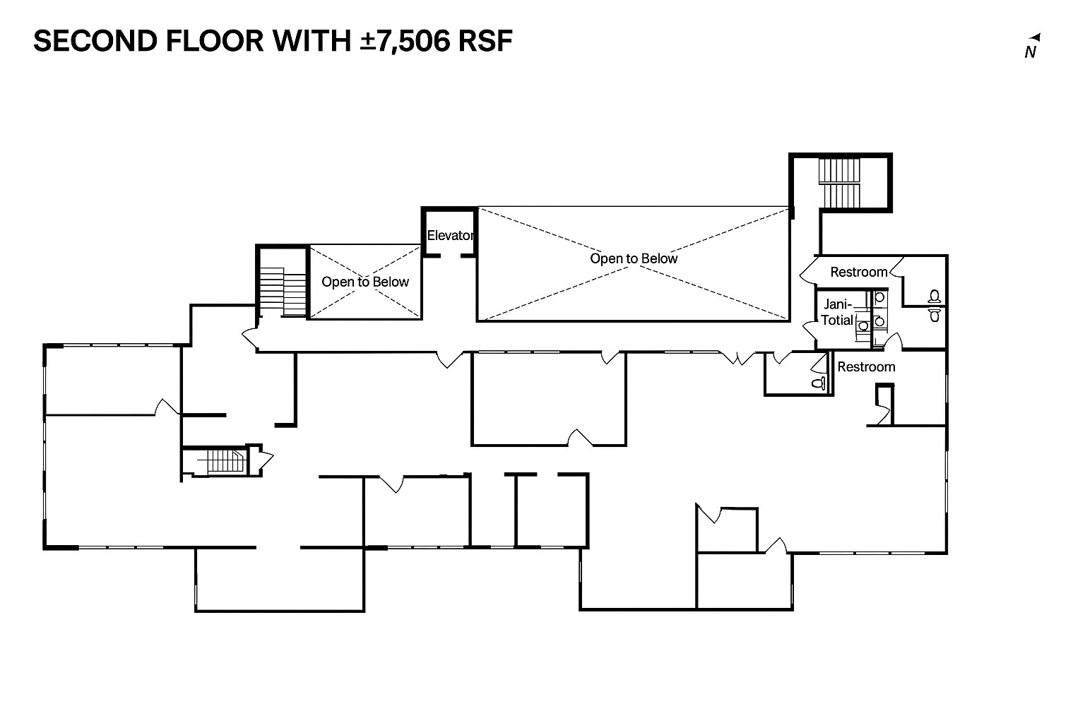 2800 W Olympic Blvd, Santa Monica, CA à louer Plan d’étage- Image 1 de 1