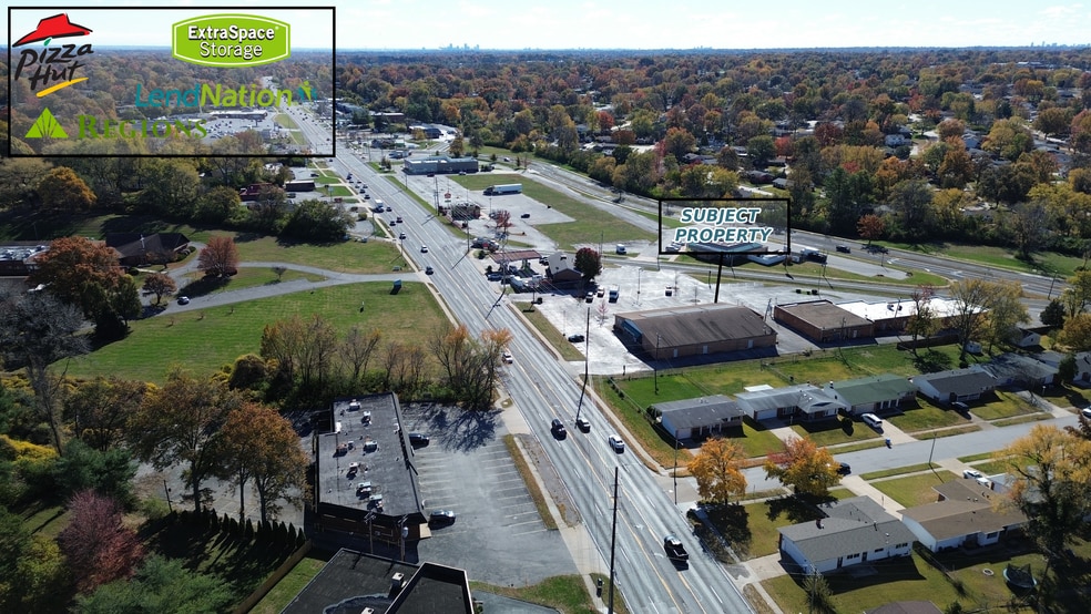 13225 New Halls Ferry Rd, Florissant, MO for lease - Aerial - Image 3 of 6
