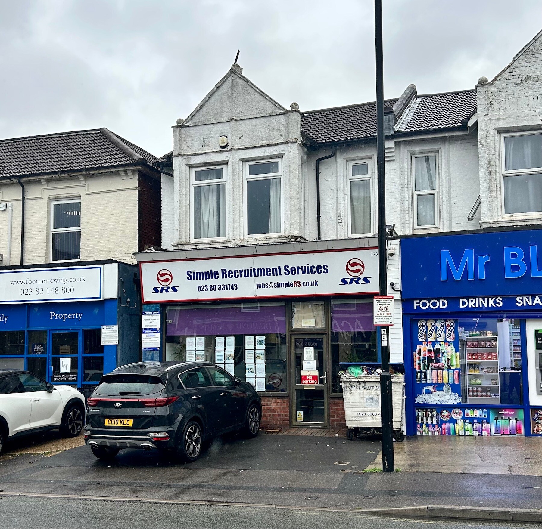 173 Shirley Road, Southampton à louer Photo du bâtiment- Image 1 de 2