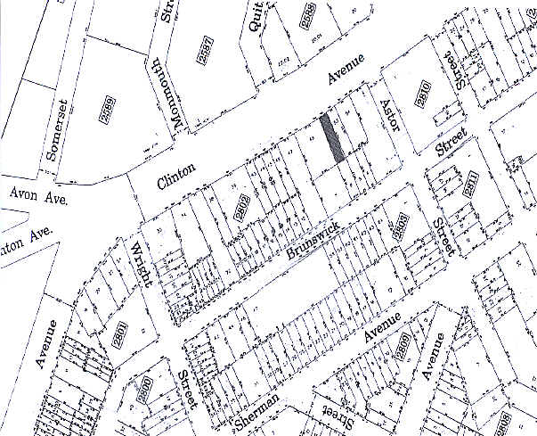 168 Clinton Ave, Newark, NJ à vendre - Plan cadastral - Image 2 de 3