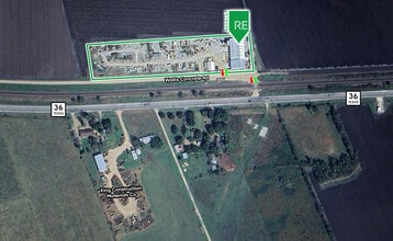 646 Wallis Concrete Rd, Wallis, TX - Aerial  map view
