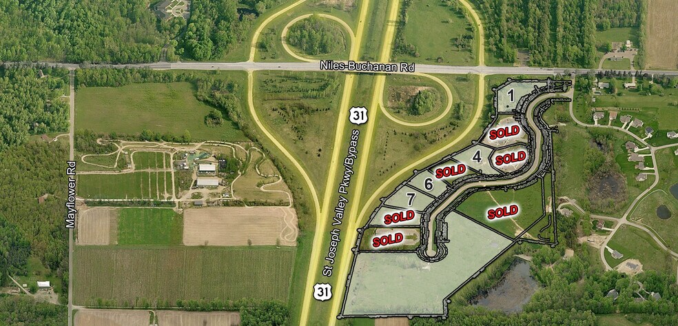 Niles-Buchanan Road & US 31, Niles, MI à vendre - Photo du bâtiment - Image 1 de 4