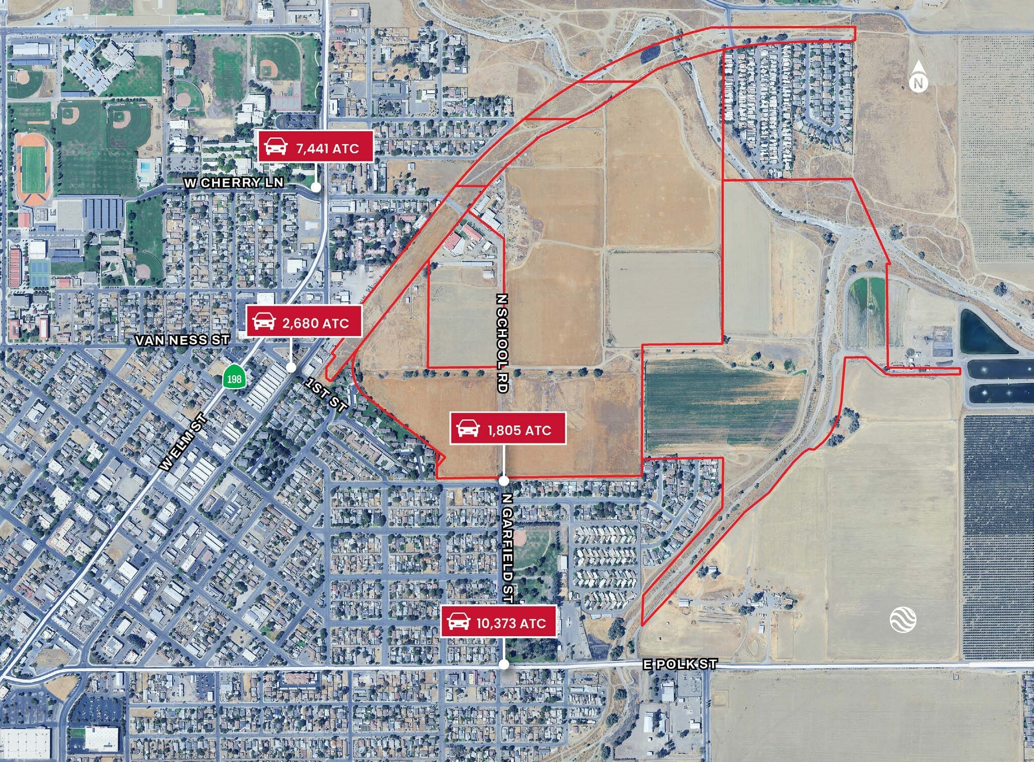 CA-33 & W. Cherry Ln, Coalinga, CA for sale Building Photo- Image 1 of 4