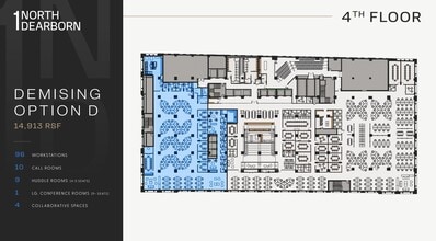 1 N Dearborn St, Chicago, IL à louer Plan d’étage- Image 1 de 16