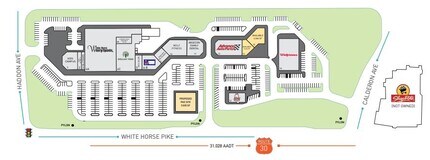 636-674 White Horse Pike, Absecon, NJ à louer Plan d’étage- Image 1 de 1