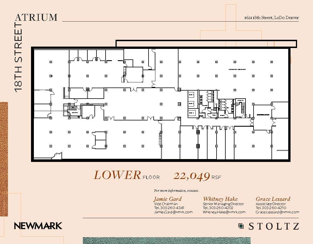 1621 18th St, Denver, CO for lease Floor Plan- Image 1 of 1