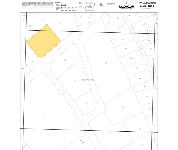 995 Beaver Grade Rd, Coraopolis, PA for lease - Plat Map - Image 2 of 15