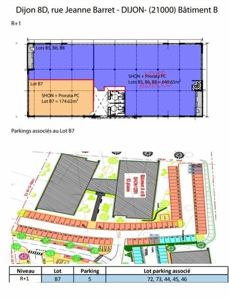 8 Rue Jeanne Barret, Dijon à louer - Plan d’étage - Image 2 de 10