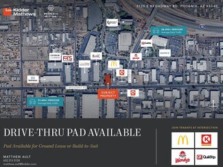 More details for 3120 E Broadway Rd, Phoenix, AZ - Land for Lease