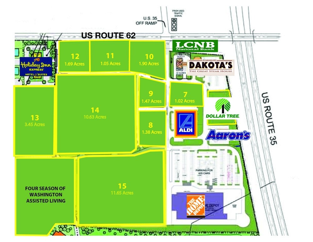 US 35 & US 62, Washington Court House, OH for sale Primary Photo- Image 1 of 8