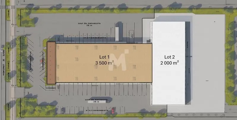 Flex in Chilly-Mazarin for lease - Site Plan - Image 3 of 6