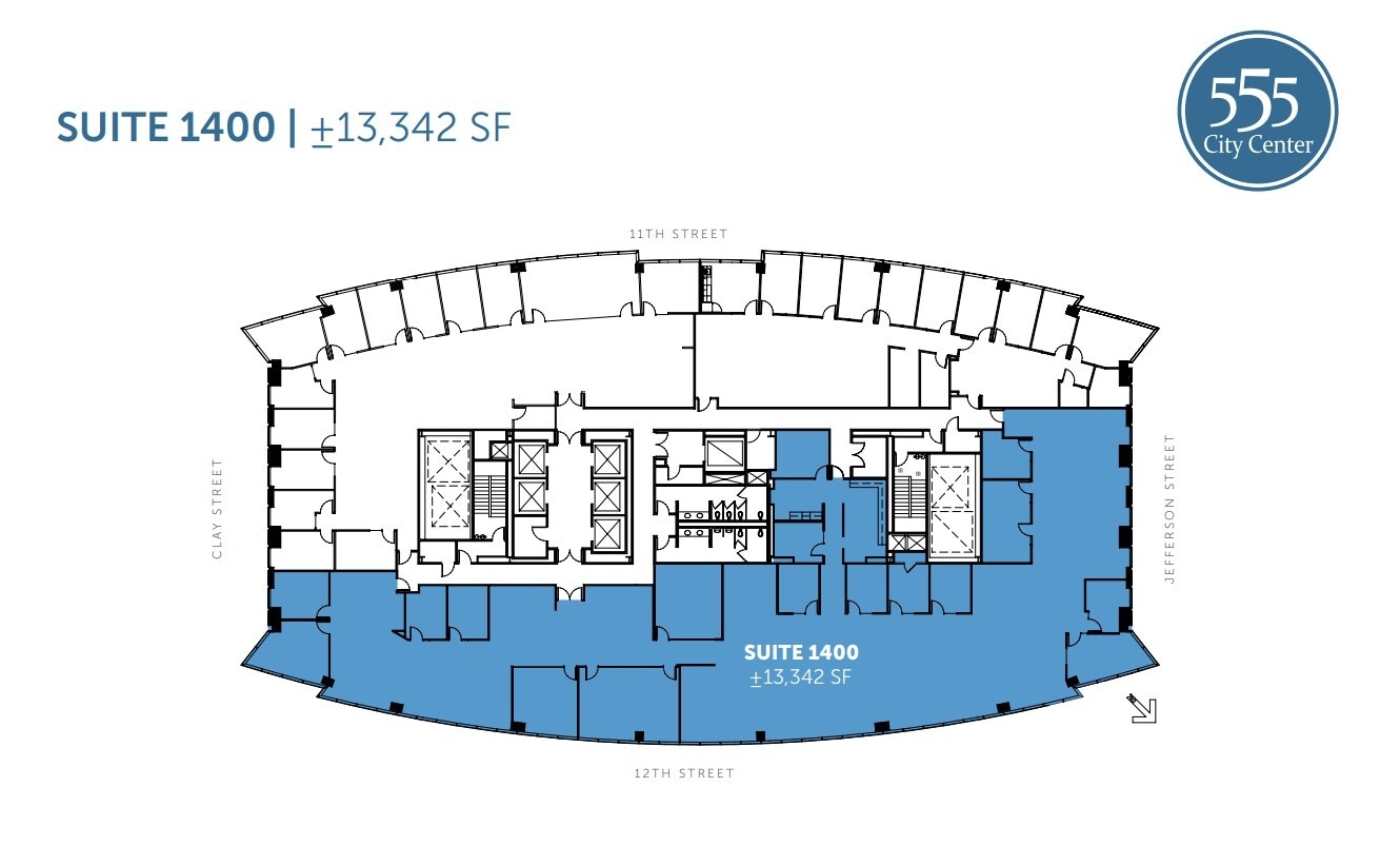 555 12th St, Oakland, CA for lease Floor Plan- Image 1 of 1