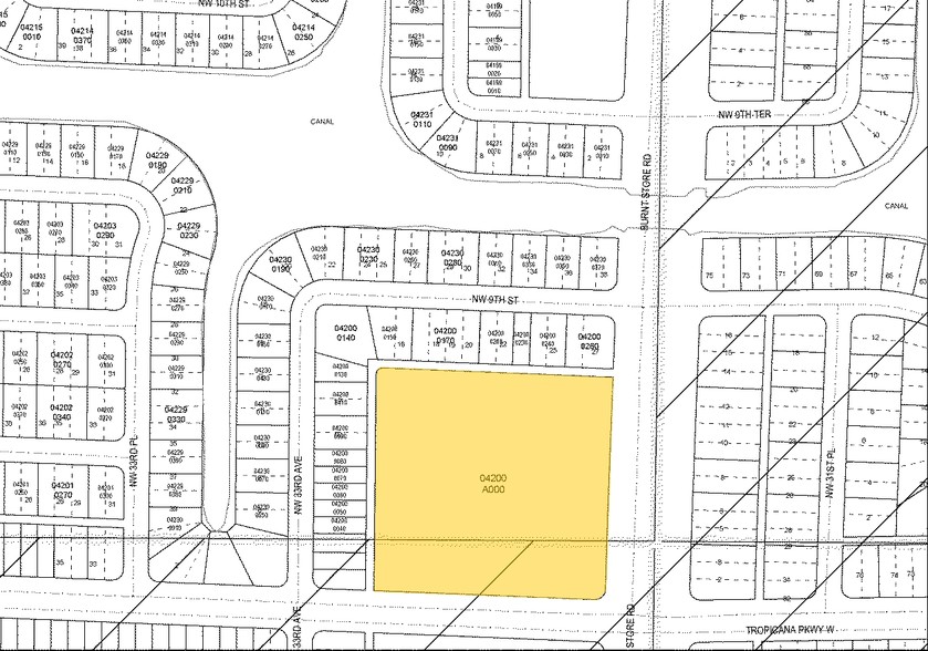 3215 Tropicana Pky, Cape Coral, FL à vendre - Plan cadastral - Image 2 de 4