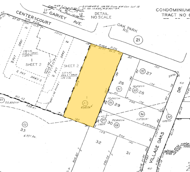 1274 Center Court Dr, Covina, CA for lease - Plat Map - Image 2 of 4