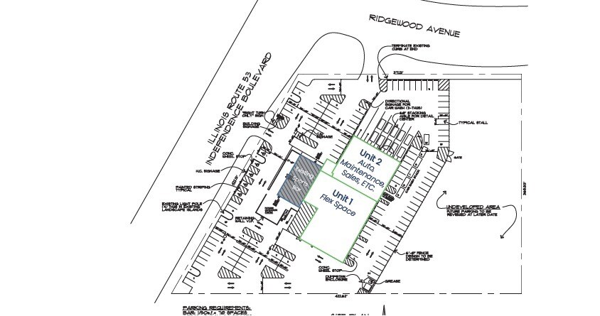 721 Independence Blvd, Romeoville, IL à louer - Plan d’étage - Image 3 de 3