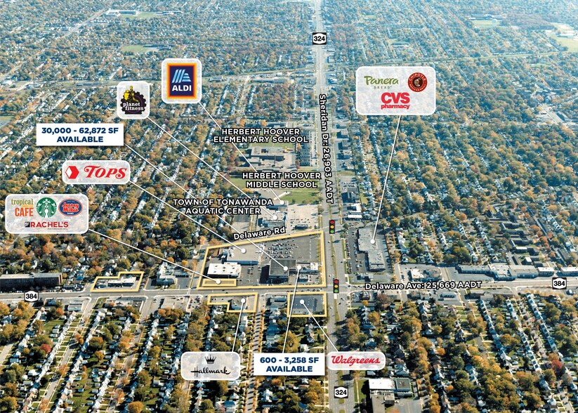 1698 Sheridan Dr, Kenmore, NY à louer - Aérien - Image 2 de 6