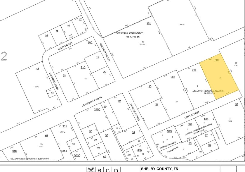 12037 Hwy 70, Arlington, TN à vendre - Plan cadastral - Image 3 de 3