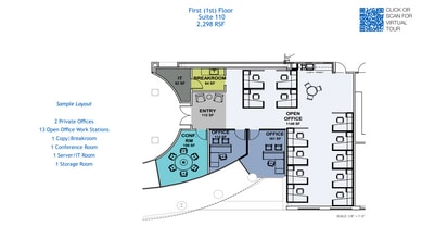 1101 Slater Rd, Durham, NC for lease Floor Plan- Image 2 of 2
