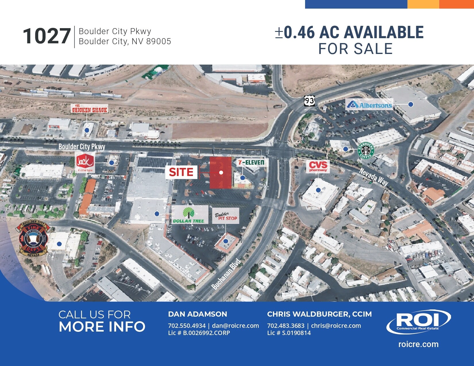 1027 Boulder City Pkwy, Boulder City, NV à vendre Photo du bâtiment- Image 1 de 8