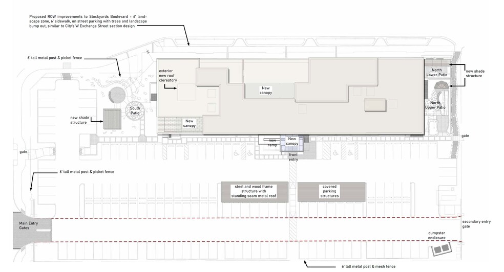 601 E Exchange Ave, Fort Worth, TX for lease - Site Plan - Image 2 of 8