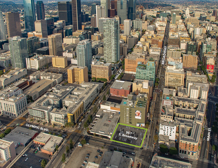 943-957 S Broadway, Los Angeles, CA for sale - Aerial - Image 2 of 8