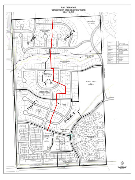 175 th & Ridgeview Rd, Olathe, KS à vendre - Plan de site - Image 1 de 1