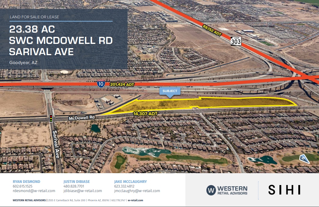 SWC McDowell Rd & Sarival Ave, Goodyear, AZ for sale Primary Photo- Image 1 of 2