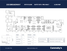 233 Broadway, New York, NY for lease Site Plan- Image 1 of 1