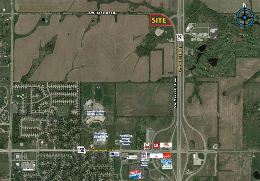 2974 SW Mo-291 Hwy, Lee's Summit, MO à vendre - Aérien - Image 2 de 3