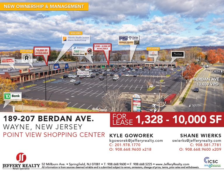 189-207 Berdan Ave, Wayne, NJ for lease - Building Photo - Image 1 of 7