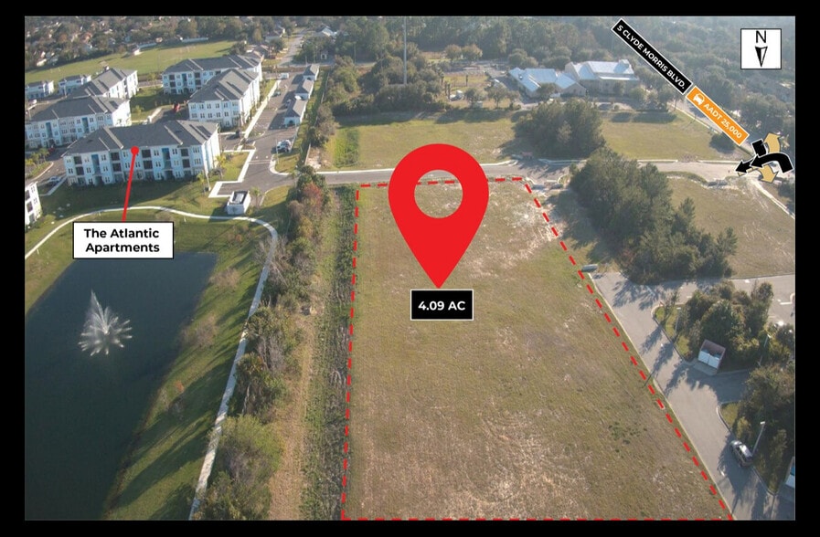 3671 Clyde Morris Blvd, Port Orange, FL à vendre - Photo du bâtiment - Image 3 de 4