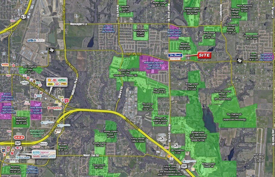 NEC FM 1387 & Walnut Grove Rd, Midlothian, TX à louer - Photo du bâtiment - Image 3 de 5