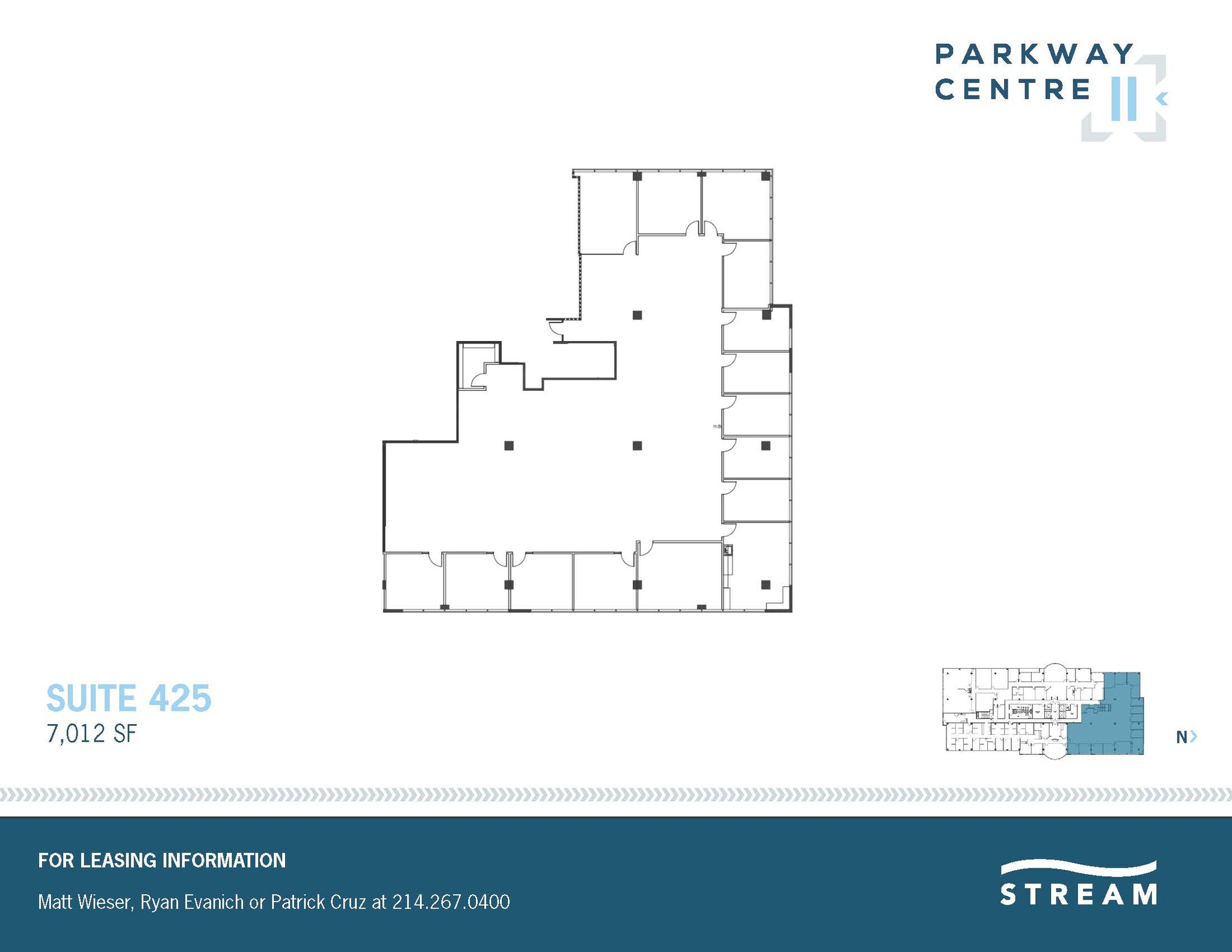 2805 Dallas Pkwy, Plano, TX à louer Plan d’étage- Image 1 de 2