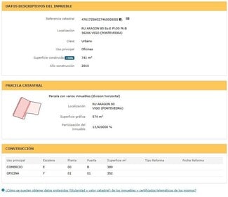 Plus de détails pour Rúa Aragón, 80, Vigo - Commerce de détail à vendre